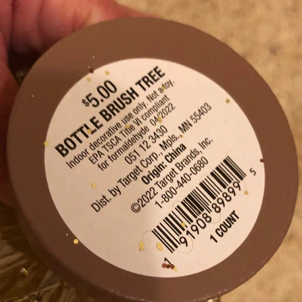Target Gold Sparkle Holiday Tree